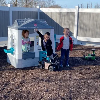 Kids playing outside at K2 Center Cicero